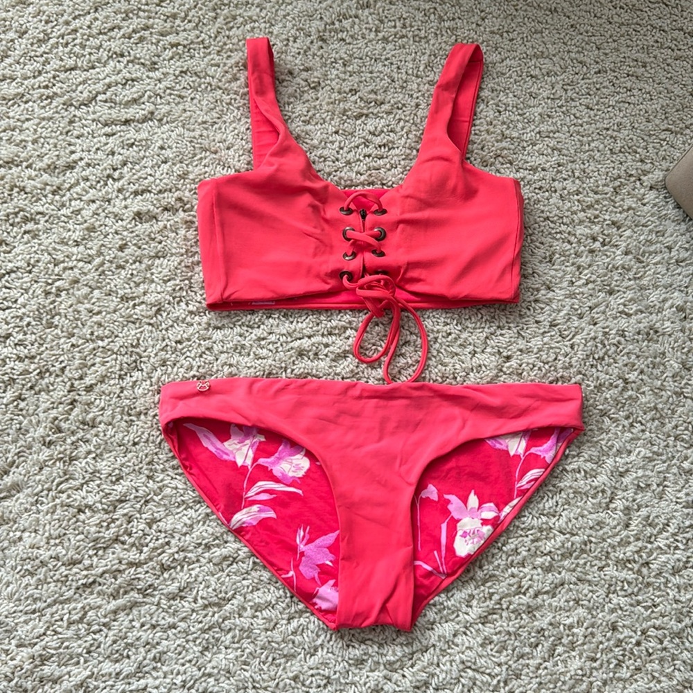 Maaji Bikini Set, Red Size Small